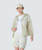 Snowpeak Apparel Picolite Ultralight Women'S Windbreaker (S26Mwtwb75) Smog Khaki