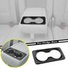 For 2019-2024 Dodge RAM 1500 Carbon Fiber Rear Armrest Box Cup Holder Cover Trim