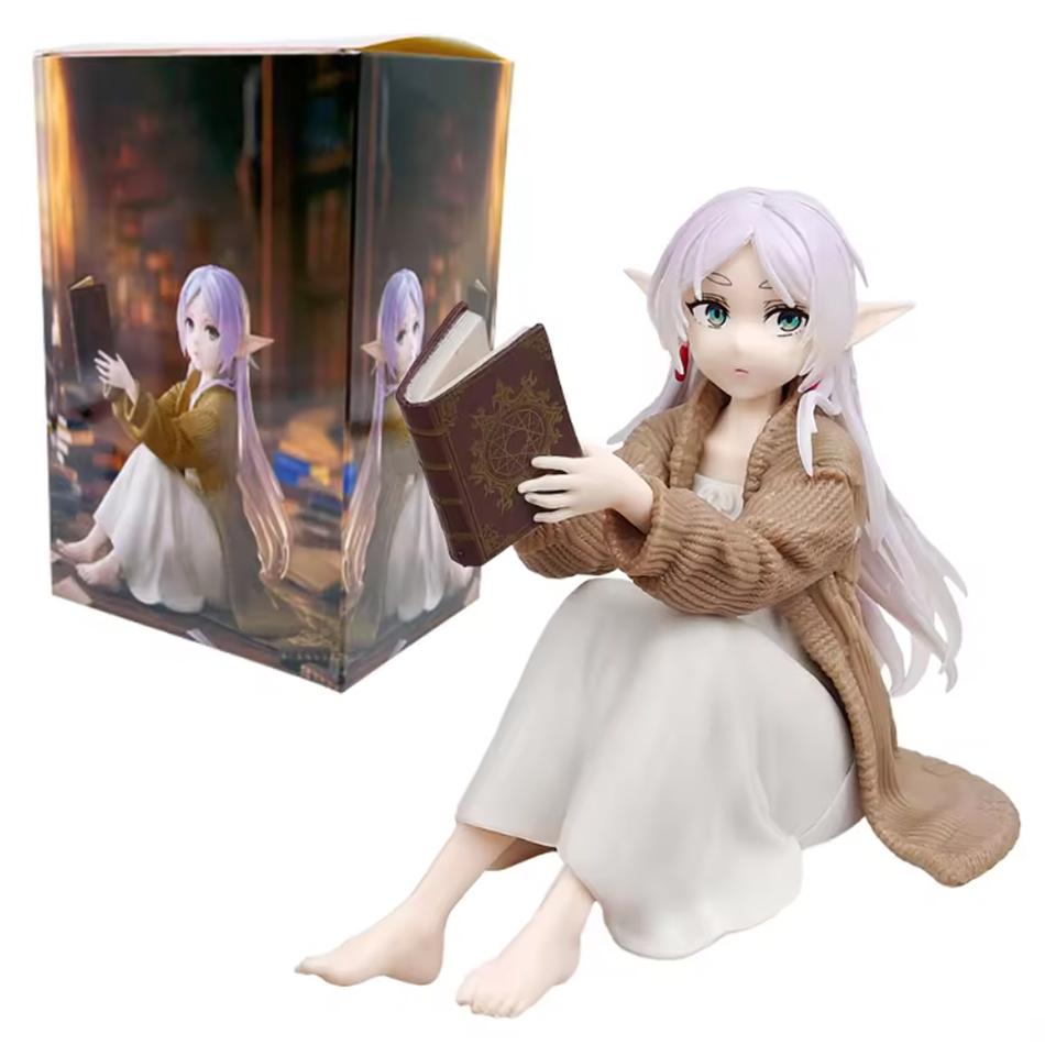 1-8Pcs Frieren Figure Frieren At The Funeral Figures Super Kawaii Cartoon Action Pvc Statue Cute Models Collection Dolls Gifts
