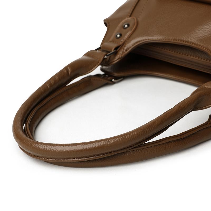Tote Bag Women's Large Capacity Commuter Handbag Middle-aged Shoulder Bag
