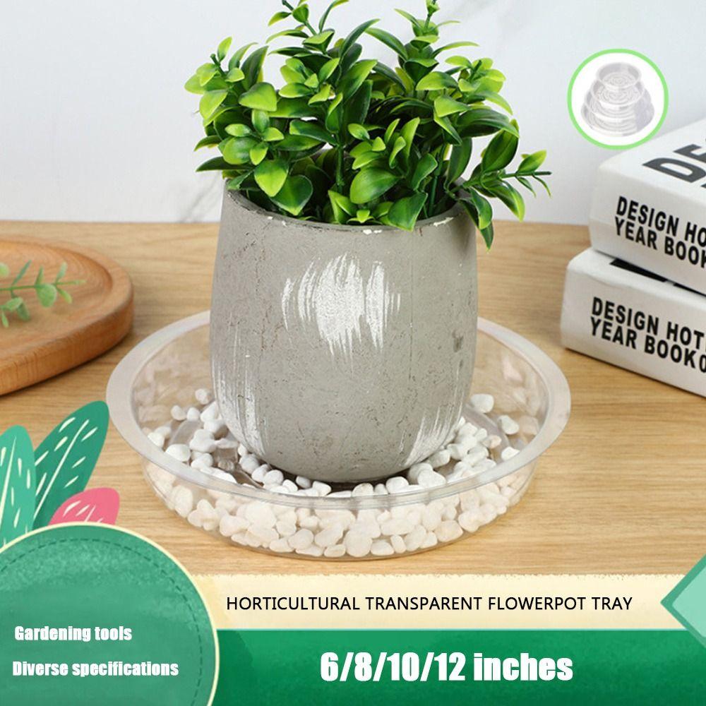 10 stücke Klar Blumentopf Basis Runde Anlage Untertasse Neue Blumentopf Tray Home