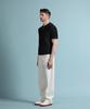 PANICALE Black Melange Half-Zip Polo Knit