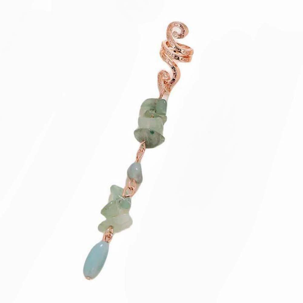 Styling Hair Accessories Dreadlock Hair Jewelry Hip-hop Long Tassel Colored Stone Pendant Sweet DIY Hair Charms