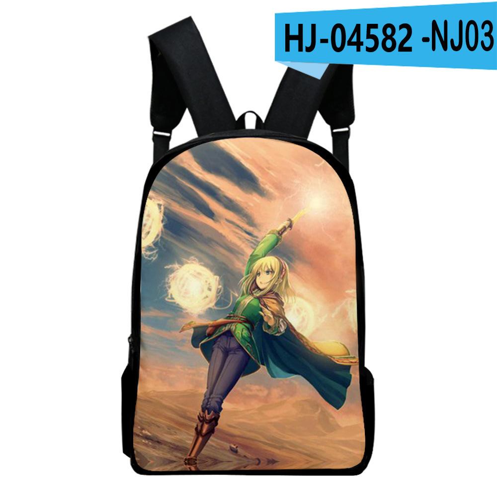 Classic Novelty WORLD OF LEADALE Notebook Backpacks pupil School Bags 3D Print Oxford Waterproof Boys/Girls Laptop Backpacks