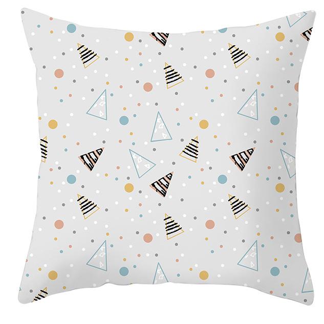 New Christmas Pillowcase Small Fresh Christmas Tree Home Cushion Cover