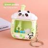 Kids Cuter Panda Cat Toy Keychain For Kids With Plastic Construction For Children And Teens