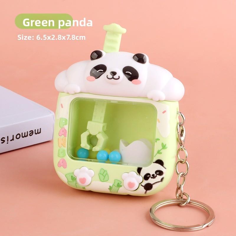 Kids Cuter Panda Cat Toy Keychain For Kids With Plastic Construction For Children And Teens