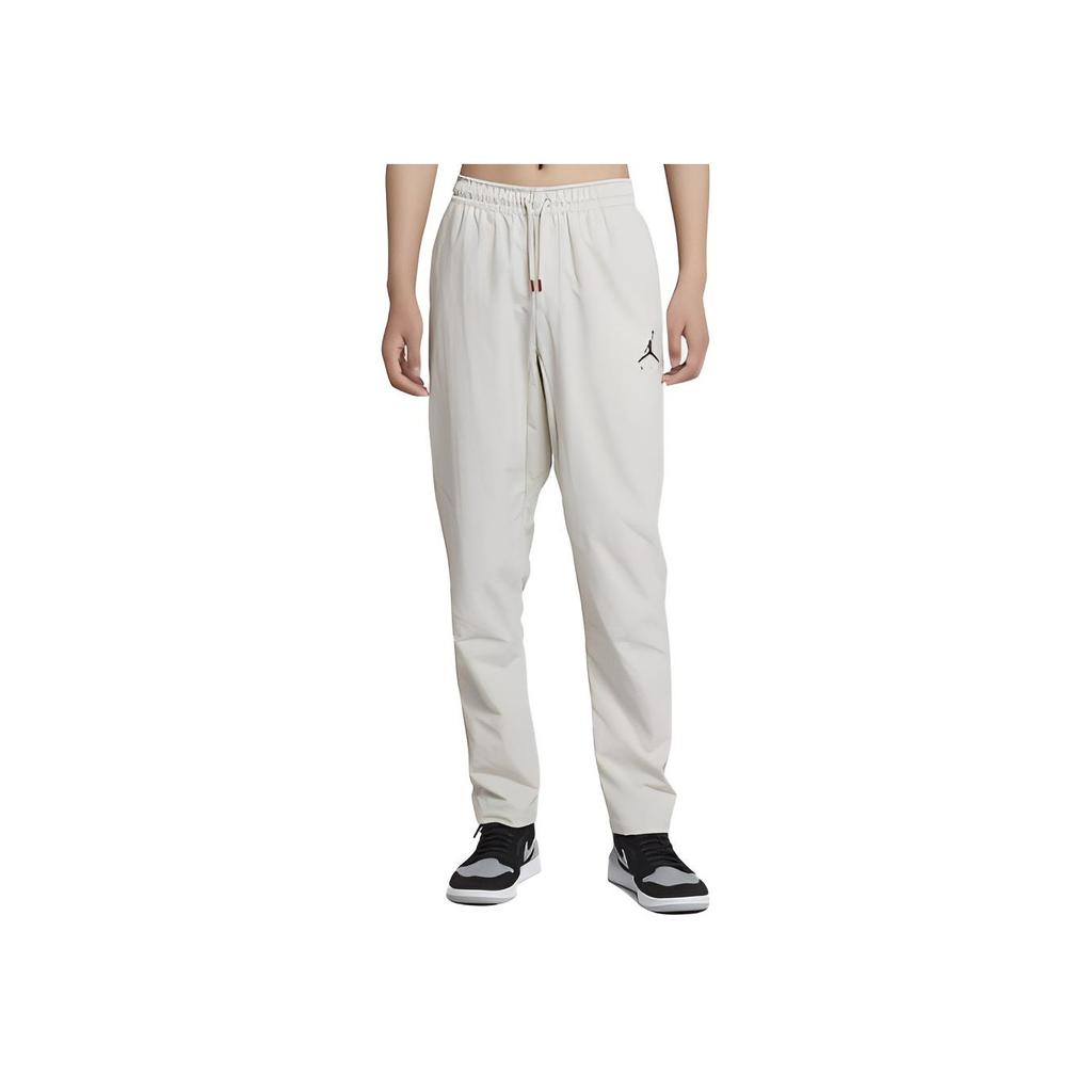 Jordan Unifarbene Jogginghose für Herren mit Logo-Print, atmungsaktiv, Sport, Unterteil, Beige 939997-072