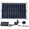 800 L/h 50W 12V Solar Submersible Pump Kit for Small Pond, Water Feature, Bird Bath, Hydroponics