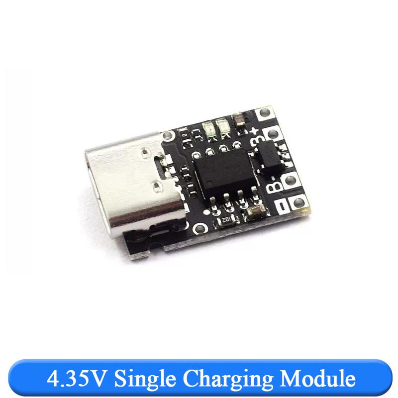 Type-C Li-ion Charger Board TP4057 A Charge Current Overcharge Protection With Temperature Control