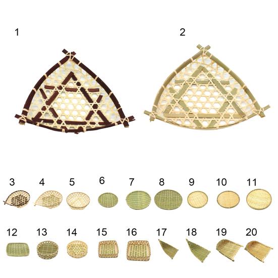 Handmade Large Capacity Bamboo Fruit Basket Beautiful Good Woven Storage Basket for Home