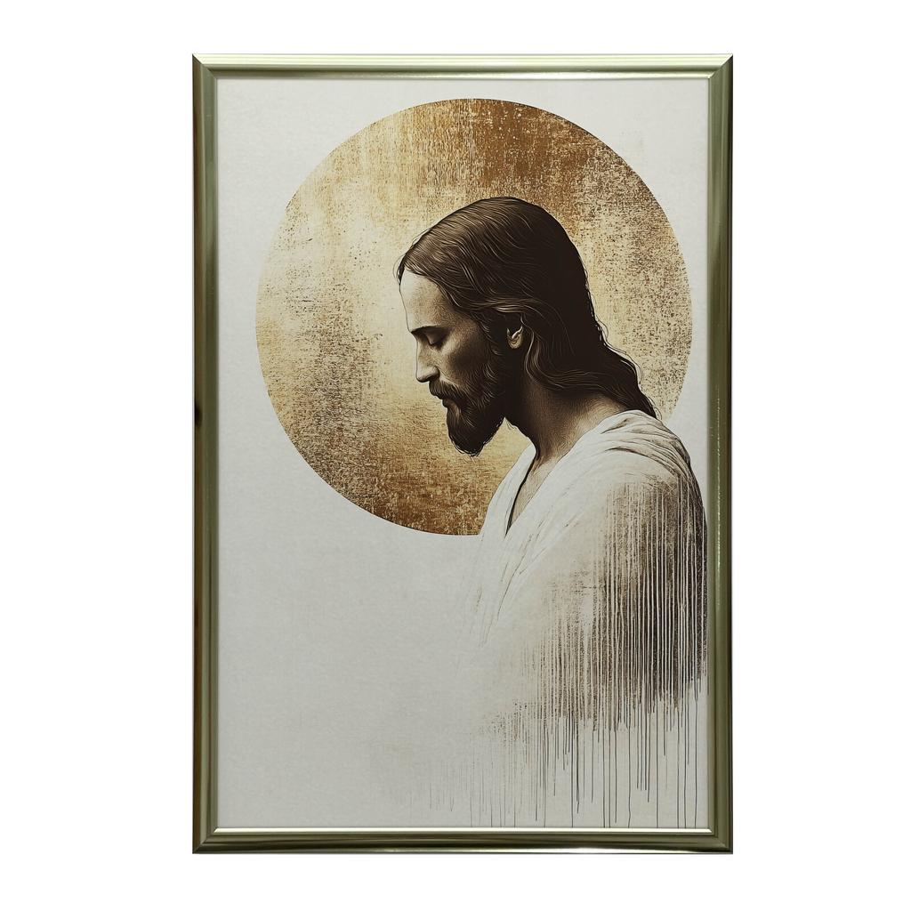 Divine Simplicity Divine Simplicity, 50X70 Cm, Black Aluminum Frame, 230 Gsm Matte Paper