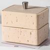 Modern Art Cave Stone Resin Tissue Box, Household Countertop Storage Bucket, Living Room Tissue Storage Box, Kitchen Supplies