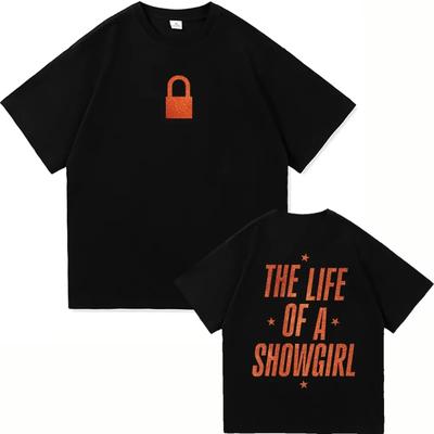 TS 12 The Life of A Showgirl Album TShirt Fashion Men Women Clothing Harajuku High Quality Tops for Lover Gifts  TShirts