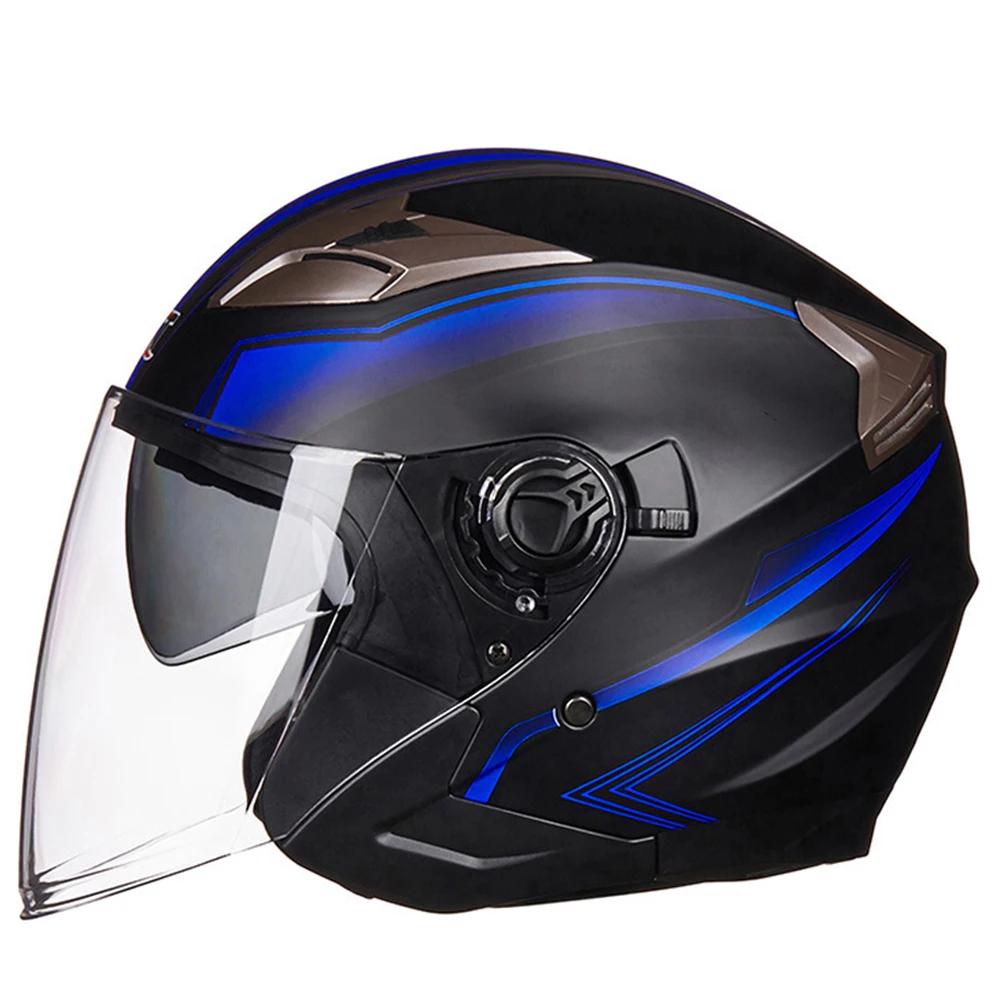 Kask Motocyklowy Kask Wyścigowy Off-Road Półtwarzowy Fajny Casco Moto Kask Street Fashion dla Mężczyzn Kobiet Cztery Pory Roku