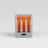 Ideal Gift 3 Way Reusable Spring Lever Terminal Block Electric Cable Connector Wire For Friends And Family