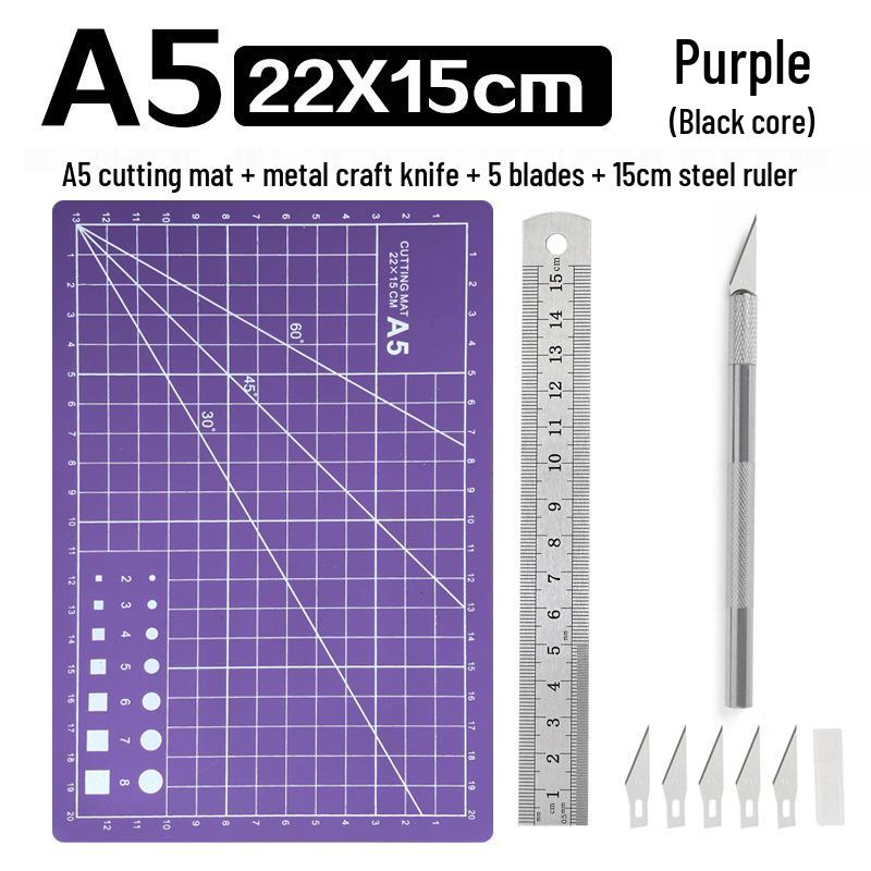 A5 3mm Thick Cutting Mat Board for Crafts & Writing