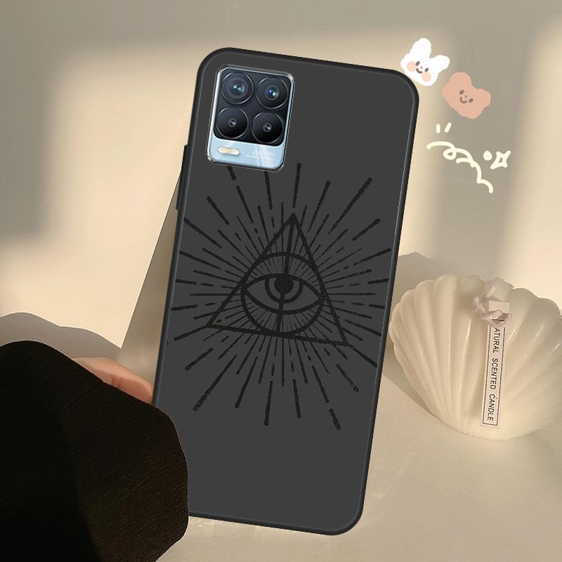 Illuminati Eye Occult Pyramid Case For Realme GT7 Pro GT6 C65 C67 C61 C53 C55 C51 C25 C63 C71 C75 11 12 13 14 15 Pro Plus