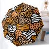 1pc Animal Prints Automatic Umbrella | Portable Foldable 8-Rib Manual Open, Cute Birthday & Holiday Gift for Outdoor Yy260107104