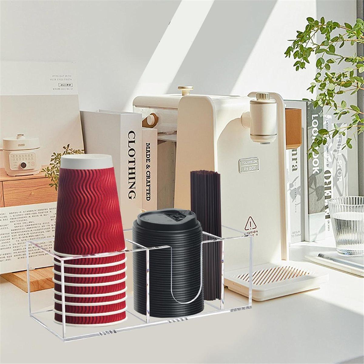 

Coffee Cup Holder for Countertop, Acrylic Coffee Bar Accessories and Organizer, Clear Coffee Station Organizer China Mainland