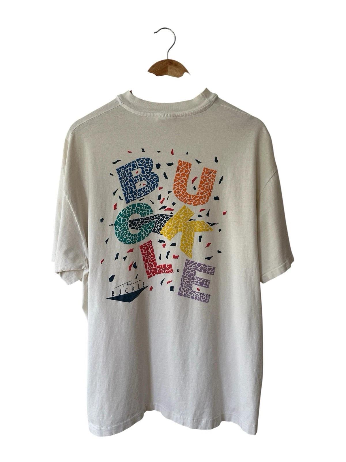 

Vintage The Buckle Store Promo T Shirt Men’s XL White 90’s S