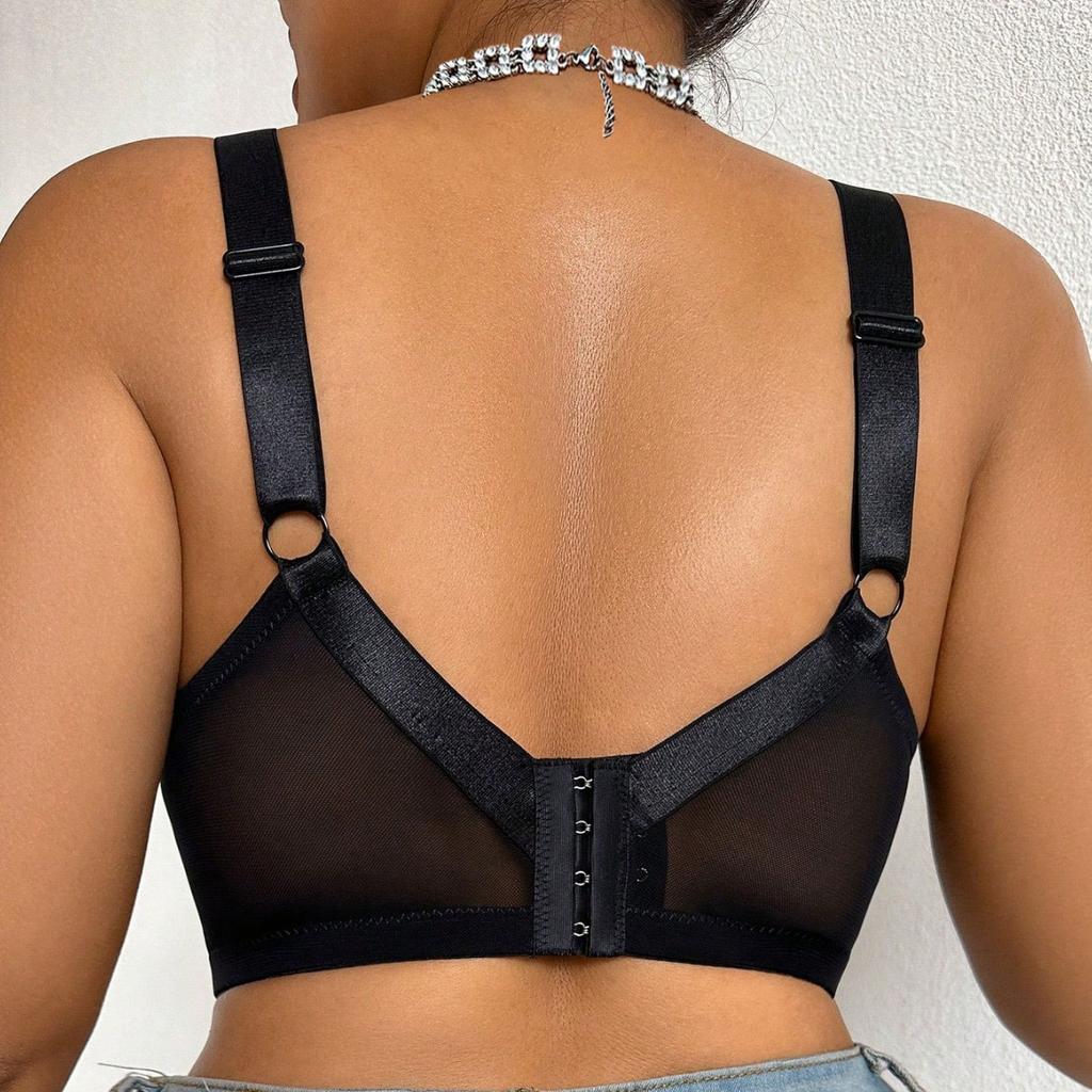 Women’s Ultra Thin Big Size Bra Underwire Lift No Padding Seamless Comfort Full Figure