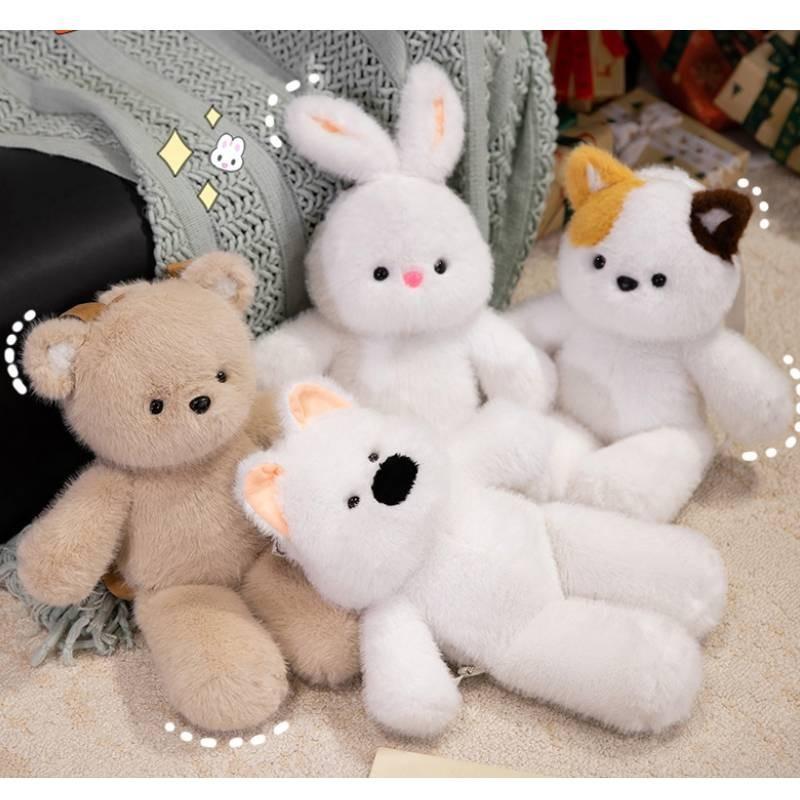 Rabbit Plush Bear Toy Backpack Cartoon Dolls Kids Birthday Gifts Decoration