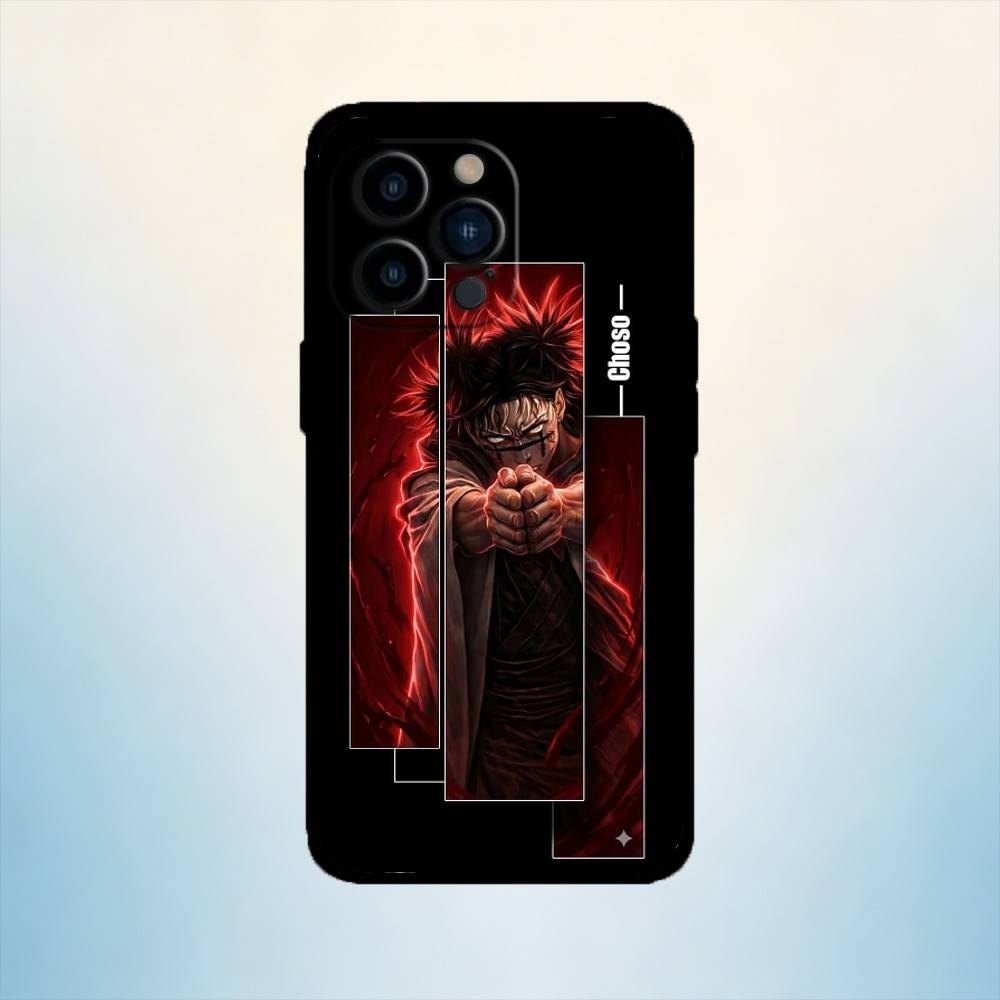 

AAA J-Jujutsus C-Chosos K-Kaisens Kamo Phone Case For iPhone 17,16,15,14,13,12,11 Plus,Pro Max,XS,Soft Silicone Black Cover iPhone14ProMax
