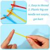 50/100PCS Sweater Needles 7cm Size Multicolor Plastic Large Eye Crochet Suture Needle for Craft Clothing Shoes Stitch Needle ZYF