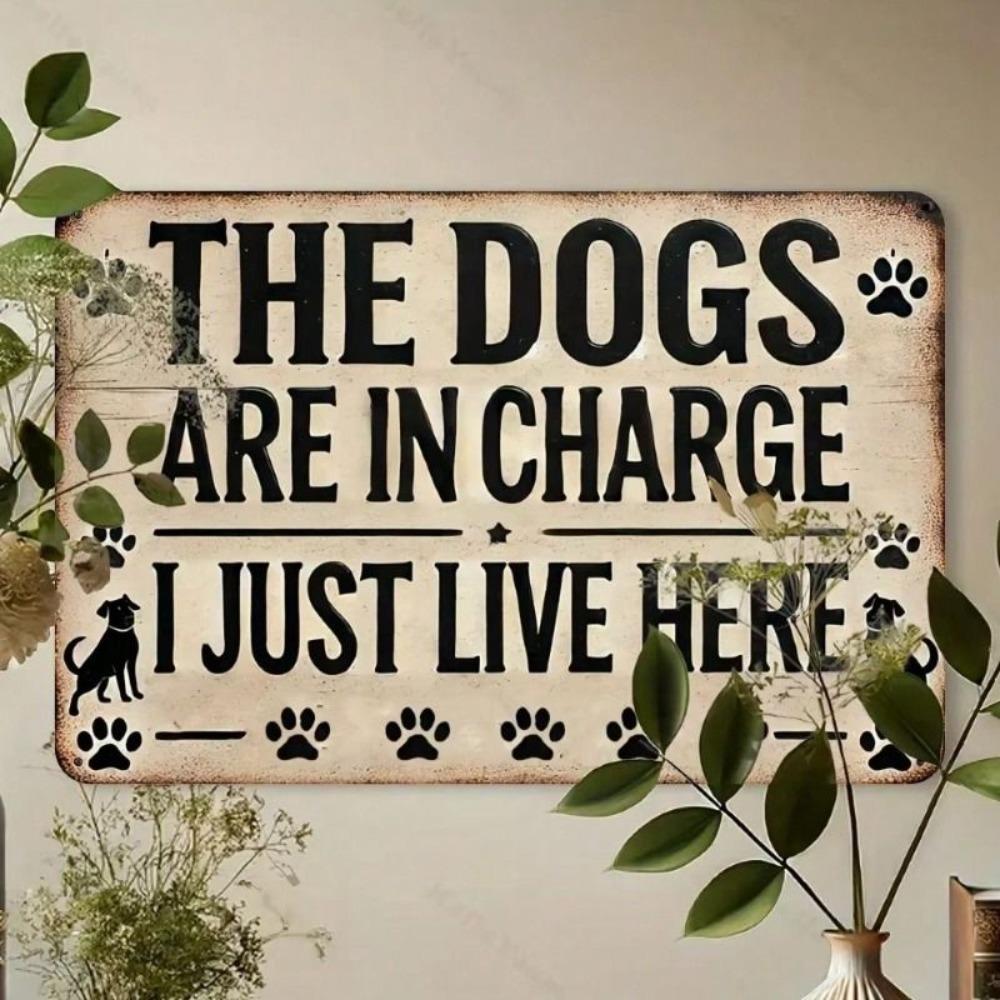 Vintage Metal Tin Sign Dog Lovers Wall Art Decor Joom