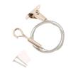 1 Pcs Lifting Code Suitable For Light Panels Adjustable Hanging Clothesline Fixed Guardrail Lock Wire Rope Spring Hook