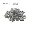 20 Stück/Los Motorabdeckung Unterboden Spritzschutz Schrauben Befestigungsclips Universell Für E-Bike Moped Roller ATV M4/M5 U-Typ Clips