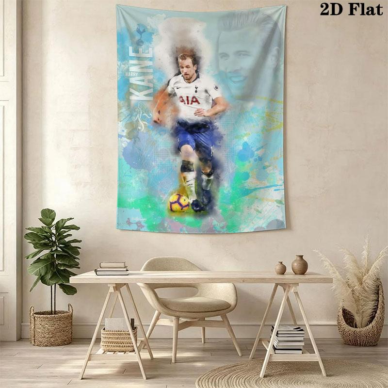 Harry Kane King  Wall Hanging Printed Fabric Blanket Decorative Tapestries for Bedroom Living Room Home Decor