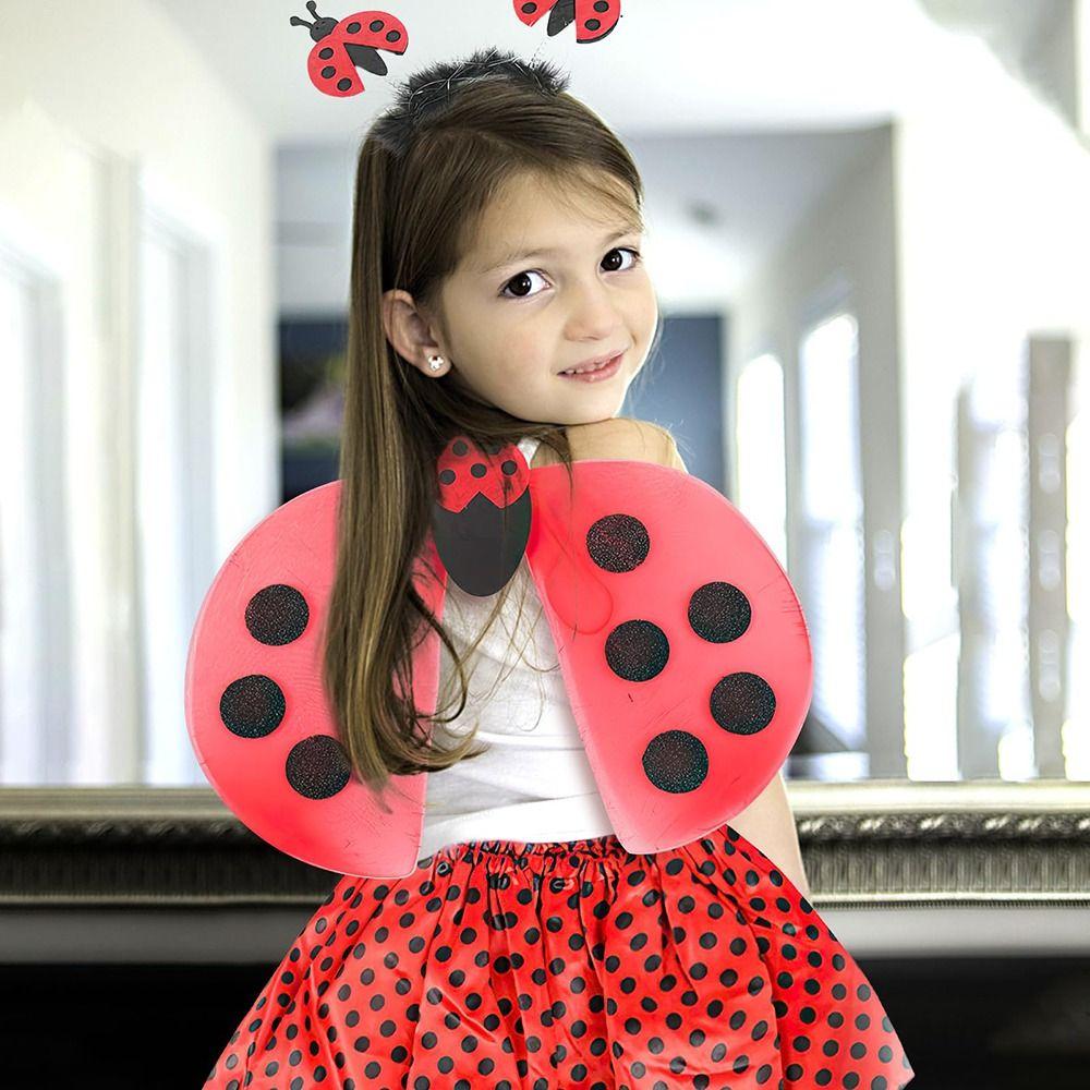 Costume Accessories Fairy Dress-Up Wings Ladybird Butterfly Princess Angel Wing  for Women Girls