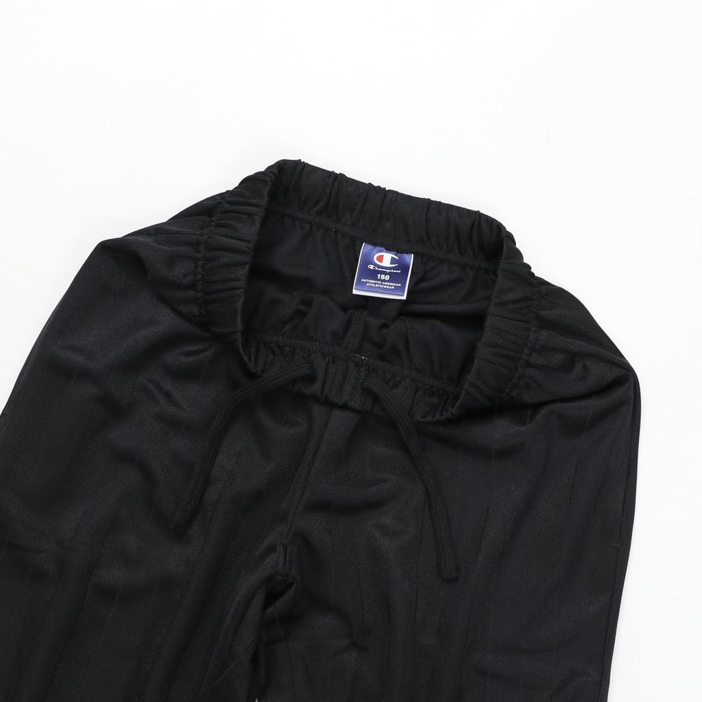 Champion Short Sleeve Crew Neck Quick Graphic Logo Shorts Basic Size 130 Kids' T-Shirt, Drying, Print, T-Shirt & Set, Sports, CK-ZSW02, Black,