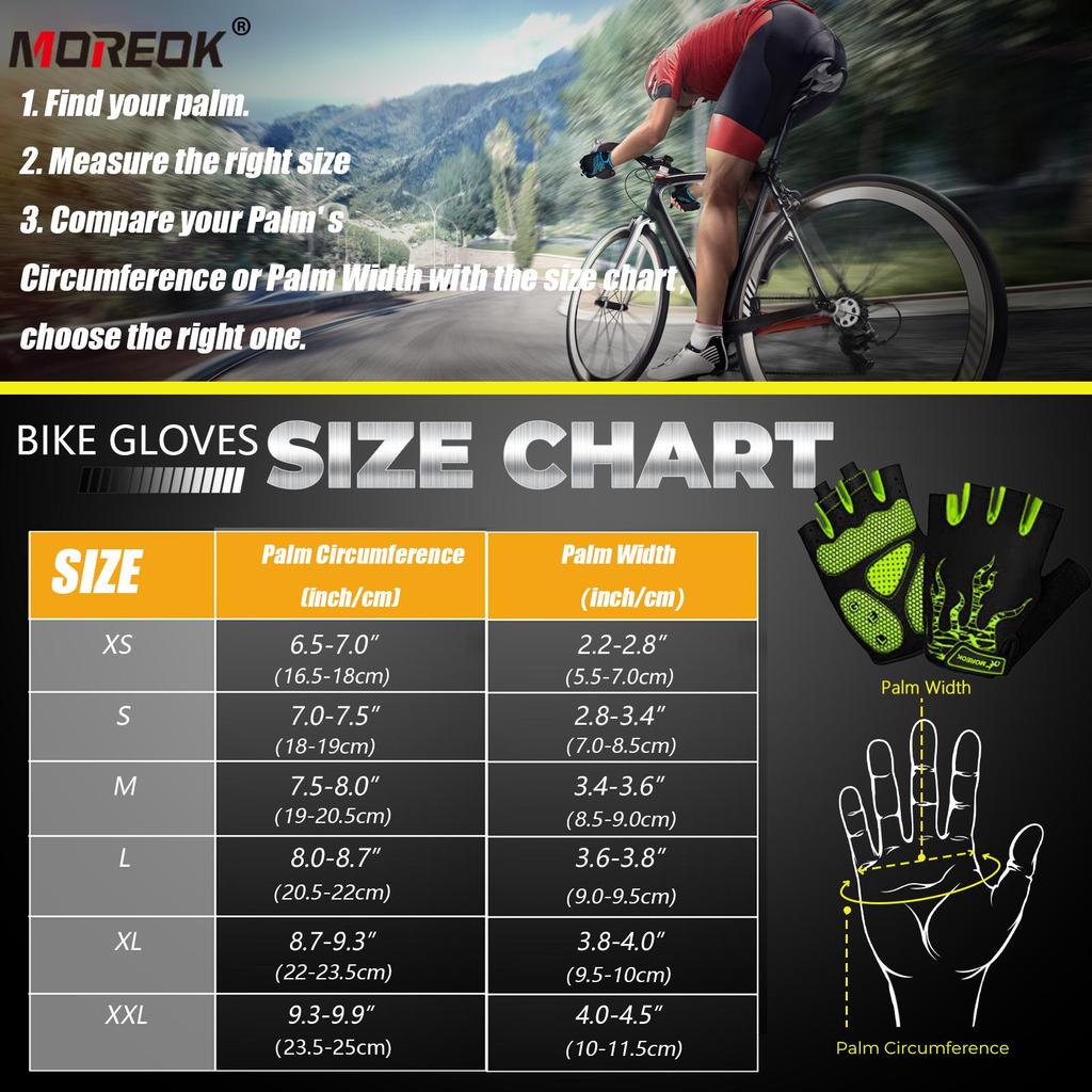 Cycling Gloves 5mm Gel Pad Mountain Bike Gloves Breathable Cycling Gloves Anti-Slip Road Cycling Cycling Gloves Men Women