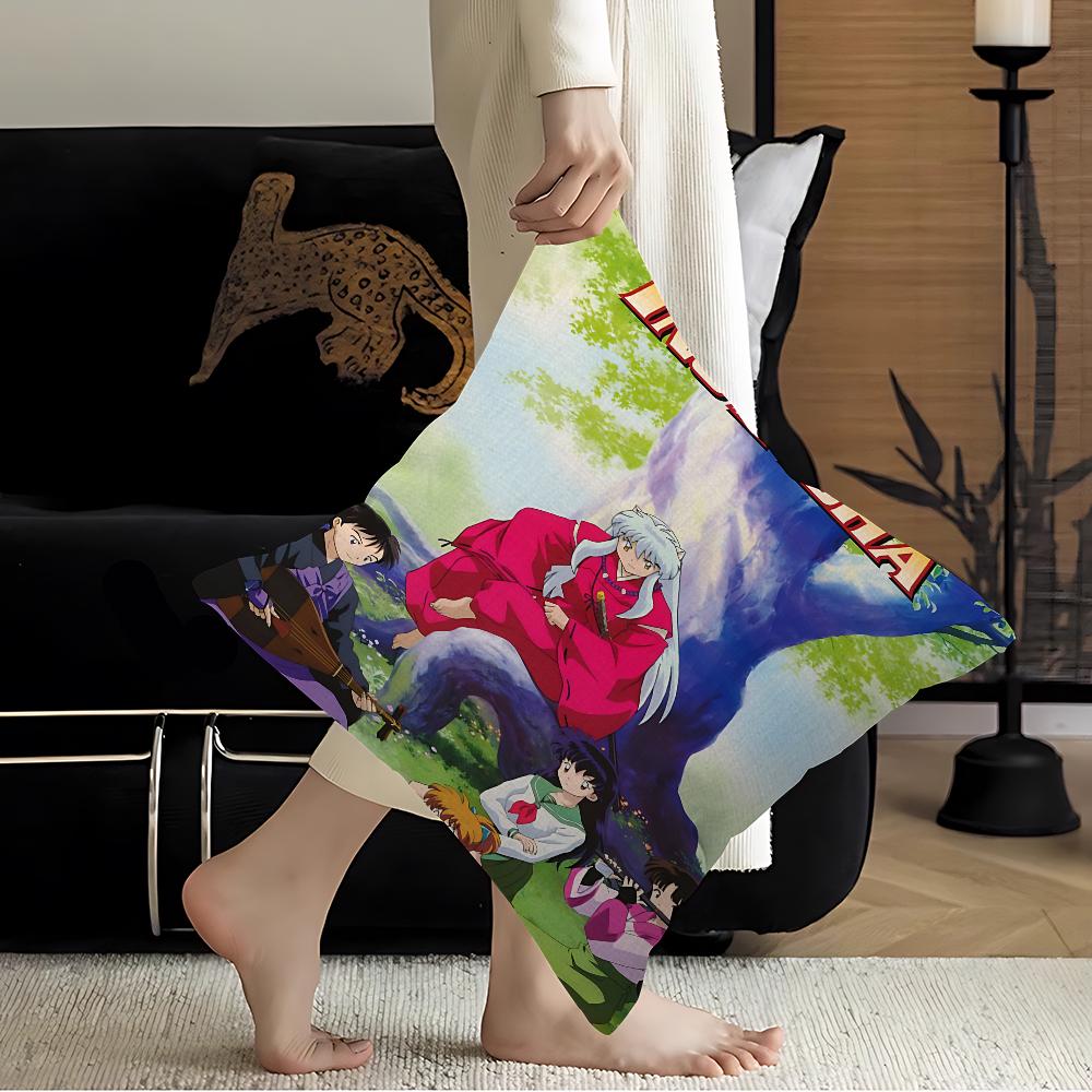 Классический Аниме Инуяша Подушка Чехол для Подушки Наволочка Гостиная Диван Домашний Декор Индивидуальный 16x16Inch