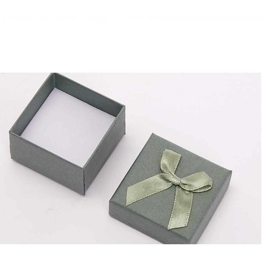 6pcs Bangle Jewelry Ring Earring Necklace Present Gift Box Mini Multi-color Bowknot Gift Boxes Necklace Jewelry Storage Cases