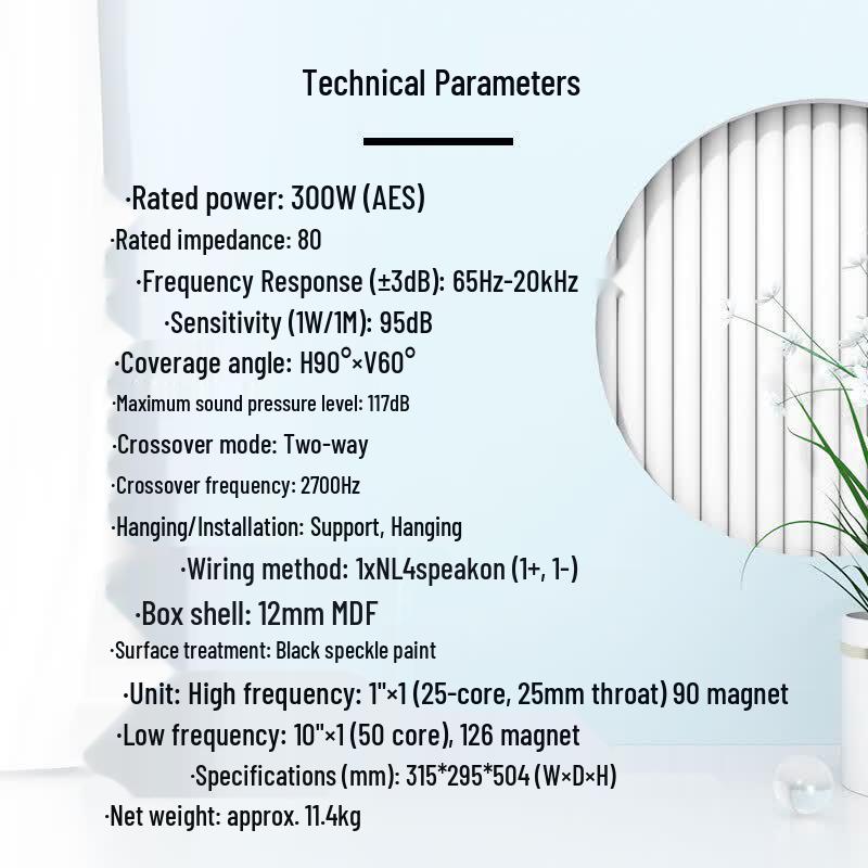 TAKSTAR Professional Full-Range Loudspeaker (CN Version)