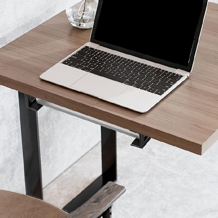 Vertical Laptop Storage Stand With AntiScratch Pad Secure Under Desk Mounting For Office And Home Use Space Efficient