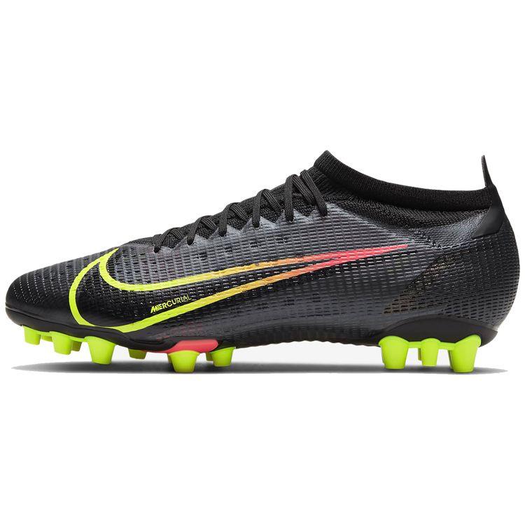 

Nike Mercurial Vapor 14 Pro Удобные мужские футбольные бутсы с низким верхом, профессиональные, AG, с круглым носком, черные CV0990-090 39