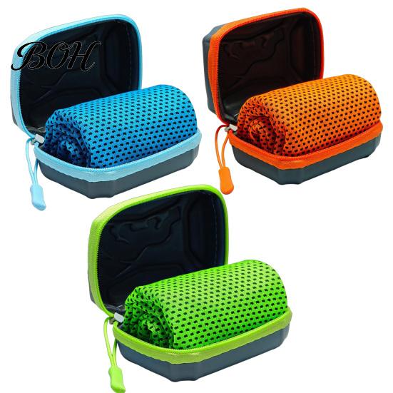Cooling Towel for Sports Towels, 30x80cm Instant Microfibre Quick Drying Ice Gym Fitness with Storage Case Yoga Golf Refreshing Hot Weather