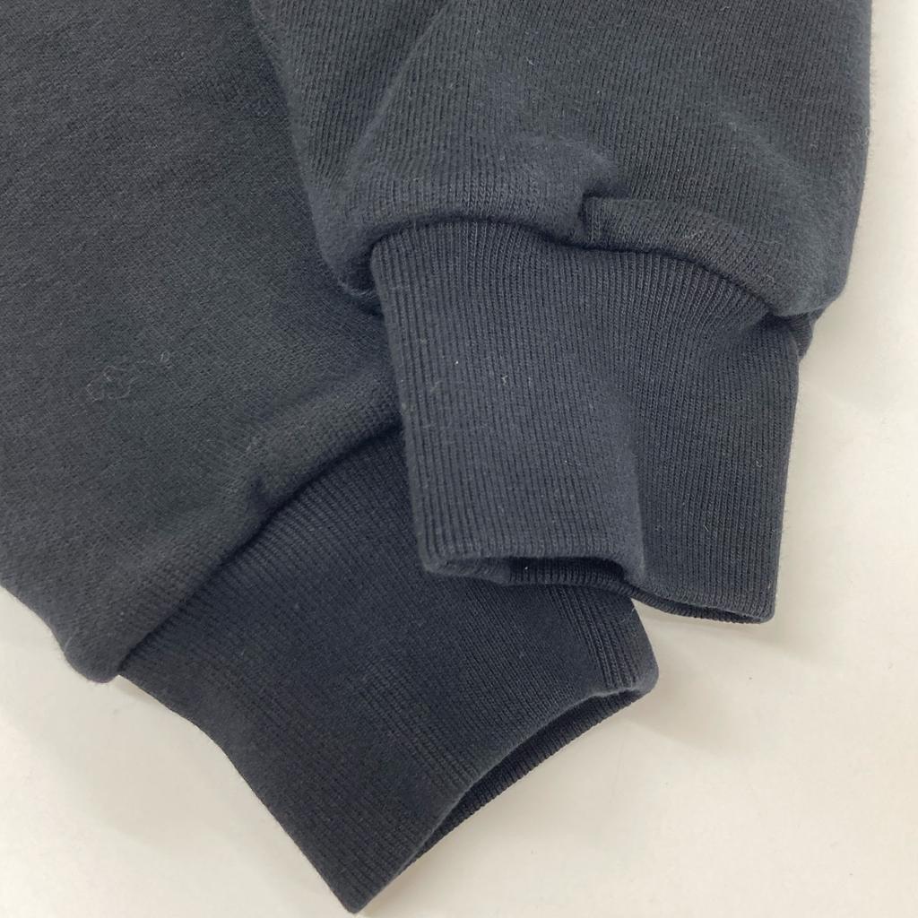 Balenciaga 556086 18 Black Oversized Back Embroidered Hoodie Tops XS blackUsed