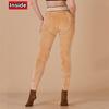 Women's Thermal Fleece Lined Tights, Winter Warm Footed Leggings