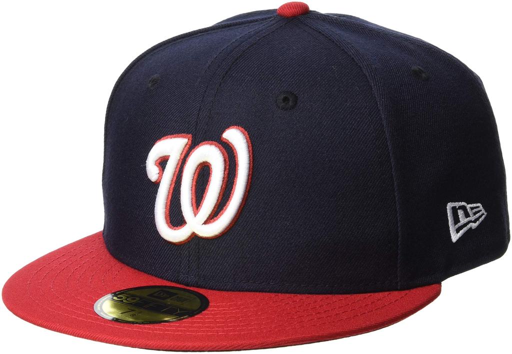 New Era MLB ACPERF Washington Nationals Baseball Size Size 700 to Japanese size Cap, 17J, Unisex, 11449330, Alternate, Japan, (equivalent S)