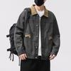 Men's High-End Japanese Retro Workwear Patchwork Jacket - Spring/Autumn 2025 Trend
