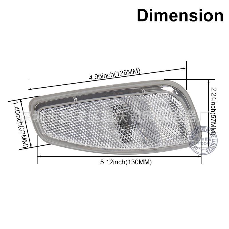 For Jeep Renegade wheel arch turn signal and JEPP modified car leaf lamp shell wheel arch light