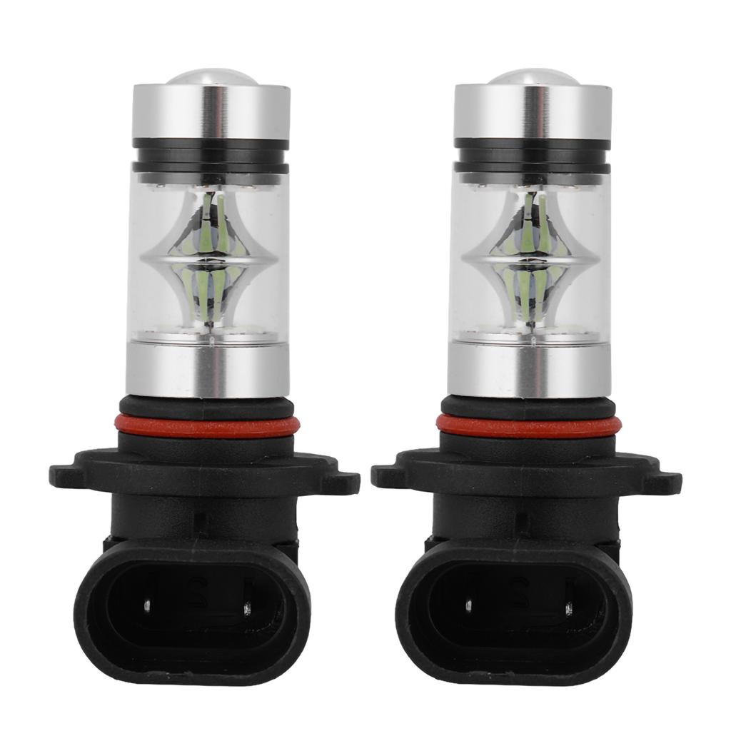 2pcs 9005 H10 9145 8000K Ice Blue 100W LED 8000K Ice Blue LED Fog Bulbs Bulbs Fog Light Lamp
