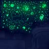 849Pcs Glow in the Dark Stars Planet Spaceship Wall Sticker DIY Luminous Ceiling Decal for Kids Room Bedroom Home Decor