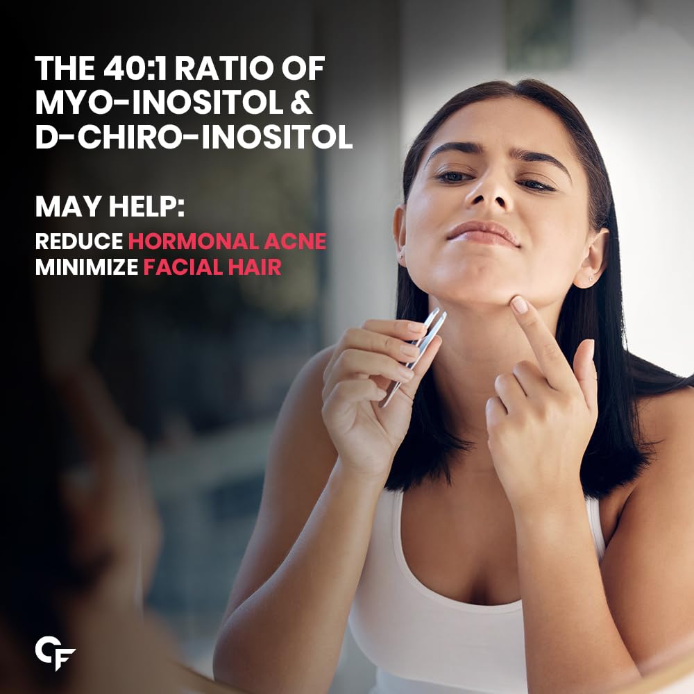 Supplemento Carbamide Forte PCOS per Donne 40+:1 Confezione di Caramelle all'Inositolo Arancia Myo D Chiro 275g